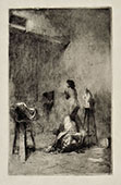 MODEL IN AN ARTIST'S STUDIO